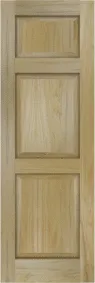 Raised  Panel  Newport  Poplar  Shutters